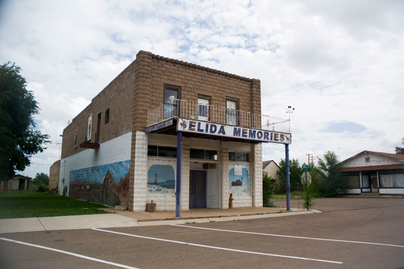 A building in Elida, New Mexico, honoring Elida's past.